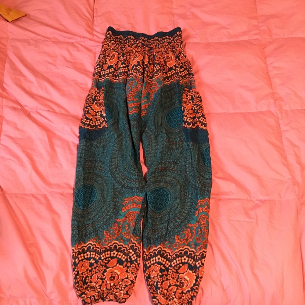 comfortable hippie pants with pockets